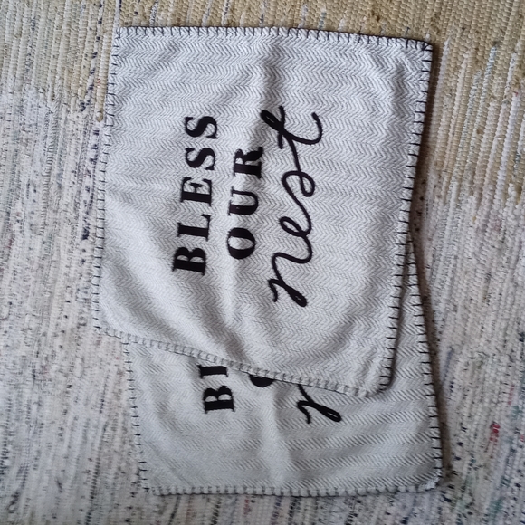 Sonoma Bless Our Nest Herringbone Pillow Covers Set of 2 NWT MSRP 39.99 NWT NEW - Picture 1 of 5
